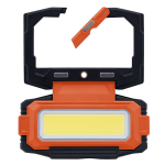 ULTRALUX - Портативна LED работна лампа с магнитна основа, карабинер и стойка 10W, 7000K, 5V DC, IP54 - LWL10