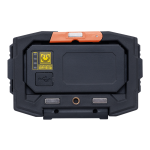 ULTRALUX - Портативна LED работна лампа с магнитна основа, карабинер и стойка 10W, 7000K, 5V DC, IP54 - LWL10