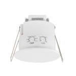 ULTRALUX - Микровълнов cензор за присъствие и движение за вграждане, 360°, 1200W/600W, 4m, IP54 - MRPV