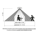 ULTRALUX - Микровълнов cензор за присъствие и движение за открит монтаж, 360°, 2000W/1000W, 4.5m, IP20 - MRPVM