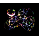 ULTRALUX - LED USB мултифункционална презареждаема лампа с RGBW стринг 10m, 5W, Li-Ion 3.7 V DC, IP54 - PML5RGBW