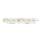 ULTRALUX - ПРОФЕСИОНАЛНА LED ЛЕНТА 9.6W/M, 4200K, 24V DC, 120 LEDS/M, SMD3528 - PN35120N