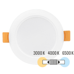 ULTRALUX - LED ПАНЕЛ ЗА ВГРАЖДАНЕ, КРЪГ, ВЛАГОЗАЩИТЕН 5W, 3000K/4000K/6500K, 220-240V AC, IP54 - PRW5CCT