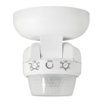 ULTRALUX - PIR сензор за движение и присъствие за монтаж на стена/таван, 360°, 12m, IP65 - PSD2M65