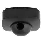 ULTRALUX - PIR сензор за движение и присъствие за открит монтаж с черна леща, 360°, 10m, IP65, черен - PSD65BE