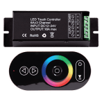 ULTRALUX - RF TOUCH КОНТРОЛЕР ЗА RGB СВЕТОДИОДНО ОСВЕТЛЕНИЕ 12-24 V DC 3X6A - RGBRFC5T
