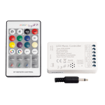 ULTRALUX - RF АУДИО КОНТРОЛЕР ЗА RGB/RGBW LED ОСВЕТЛЕНИЕ 16А, 5-24V DC -  RGBWRF15MC