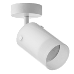 ULTRALUX - Тяло за таван, стъклено, GU10, 220-240V AC, IP20, бяло - RPGC1W