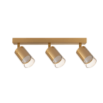 ULTRALUX - Тяло за таван, стъклено, 3XGU10, 220-240V AC, IP20, злато - RPGC3G