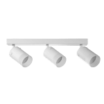 ULTRALUX - Тяло за таван, стъклено, 3XGU10, 220-240V AC, IP20, бяло - RPGC3W