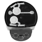 ULTRALUX - PIR сензор за движение за открит монтаж с черна леща, 2xPIR, 180°/360°, 9m, IP65, черен - SD2P65BE