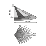 ULTRALUX - PIR СЕНЗОР ЗА ДВИЖЕНИЕ ЗА ОТКРИТ МОНТАЖ БЕЗ ДЕТЕКЦИЯ НА ЖИВОТНИ > 50КГ., МАКС. 12М - SDAP