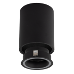 ULTRALUX - ЛУНА ЗА ОТКРИТ МОНТАЖ, КРЪГ, GU10, СТАЦИОНАРНА, ЧЕРНА, IP20 - SDRGU10BL