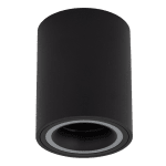 ULTRALUX - ЛУНА ЗА ОТКРИТ МОНТАЖ, КРЪГ, GU10, СТАЦИОНАРНА, ЧЕРНА, IP20 - SDRGU10BL