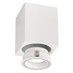 ULTRALUX - ЛУНА ЗА ОТКРИТ МОНТАЖ, КВАДРАТ, GU10, СТАЦИОНАРНА, БЯЛА, IP20 - SDSGU10WH