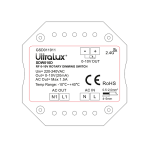 ULTRALUX - RF 0-10V DC ДИМИРАЩ КЛЮЧ ЗА СТЕНА, 350VA, 1.5A, 220V-240V AC - SDW010D