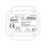 ULTRALUX - RF TRIAC ДИМИРАЩ КЛЮЧ ЗА СТЕНА 350VA, 1.5A, 220-240V AC - SDWTD