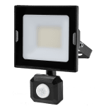 ULTRALUX - LED SLIM ПРОЖЕКТОР С PIR СЕНЗОР, 220V-240V AC, 30W, 4000K, IP44, 120°, 3000LM - SPDR3040