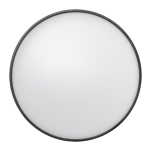 ULTRALUX - LED CCT ПЛАФОНИЕРА, ЧЕРНА, 24W, 3000K/4000K/6500К, 220-240V AC, КРЪГ, IP20 - SPL1B24CCTB