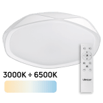 ULTRALUX - LED ДИМИРАЩА CCT ПЛАФОНИЕРА С ДИСТАНЦИОННО УПРАВЛЕНИЕ, БЯЛА, MAX - 72W, 3000K-6500К, 220-240V AC, КРЪГ, IP20 - SPL5B72RC