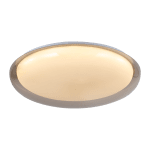 ULTRALUX - LED димираща ССТ плафониера с дистанционно управление, опушен кварц, max.72W, 3000K-6000К, 220-240V AC, кръг, IP20 - SPL5LG72RC