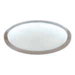 ULTRALUX - LED димираща ССТ плафониера с дистанционно управление, опушен кварц, max.72W, 3000K-6000К, 220-240V AC, кръг, IP20 - SPL5LG72RC