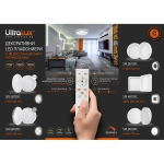 ULTRALUX - LED ДИМИРАЩА CCT ПЛАФОНИЕРА С ДИСТАНЦИОННО УПРАВЛЕНИЕ, СИВ, MAX. 72W, 3000K-6500К, 220-240V AC, КРЪГ, IP20 - SPL6B72RC