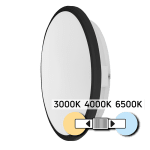 ULTRALUX - LED ВЛАГОЗАЩИТЕНА ПЛАФОНИЕРА, 24W, 3000K/4000K/6500K, 220V-240V AC, IP54 - SPLW24CCT