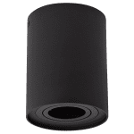 ULTRALUX - ЛУНА ЗА ОТКРИТ МОНТАЖ, КРЪГ, GU10, ПОДВИЖНА, ЧЕРНА - SPRGU10BL