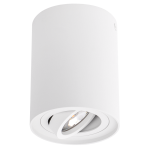 ULTRALUX - ЛУНА ЗА ОТКРИТ МОНТАЖ, КРЪГ, GU10, ПОДВИЖНА, БЯЛА - SPRGU10WH