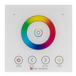 ULTRALUX -SMART 2.4G RF TOUCH ПАНЕЛ ЗА СТЕНА ЗА RGB И RGBW LED ОСВЕТЛЕНИЕ, 1 ЗОНА - SSWRGBW1Z